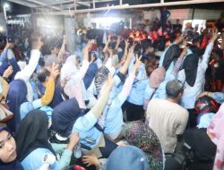 Pendukung Jumiwan-Maidani Nobar Debat Kandidat Putaran Pertama di Posko Pemenangan