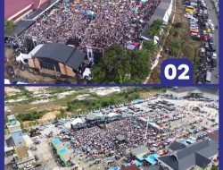 Kampanye Paslon 02 JADI ,Tidak Bisa Di Bendung Lagi”Kapasitas 6000 Orang Yang Datang Puluh Ribu