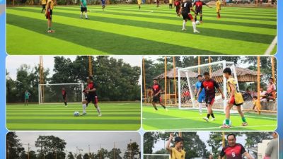 Jumiwan Aguza Mengisi masa Senggang Dengan Bermain Mini Soccer