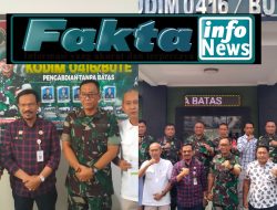 Dandim 0416/Bute Menyabut Baik Kun Jugan Menteri Pertanian Melalui Kasdim”