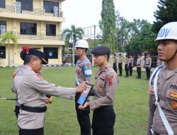 Kapolres Bungo Pimpin Upacara PTDH In Absentia 1 Personel Polres Bungo