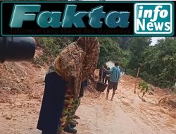 Tinggi Nya Curah Hujan , Sehingga Jalan Provinsi,Di Bungo Lonsor,