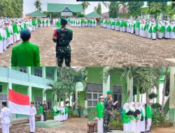 Sukseskan Program Danramil 416-06/Muara Bungo Jadi Pembina Upacara di SMA Negeri 2 Bungo*