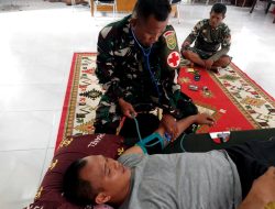 TMMD Ke-123 Kodim 0416/Bute Juga Memberikan Layanan Pengobatan Gratis Kepada Masyarakat