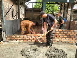 TMMD. Mereka Tidak Hanya Memberikan Dukungan Moral, Tetapi Juga Turun Langsung Membantu Secara fisik,