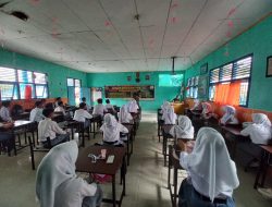 TMMD) Ke-123 Kodim 0416/Bute:Melaksanakan Penyuluhan  (Wasbang) Kepada Siswa-siswi SMA Negeri 1 Tebo di Desa Teluk Kuali,