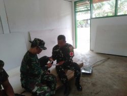 TMMD Ke-123 Kodim 0416/Bute”Melaksanakan Pelayanan Kesehatan Door to Door Ke Rumah-rumah