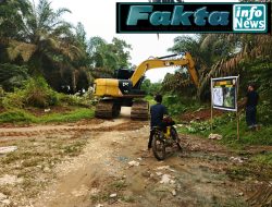 Sepanjang 6.682 Meter Dengan Lebar 8 Meter di Desa Malako Intan, Kecamatan Tebo Ulu,