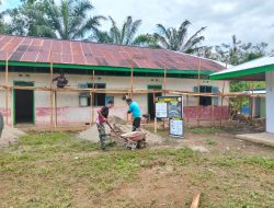 TMMD 123,Kodim 0416/Bute'”gotong royong  Dengan Warga Dalam Menyelesaikan Rehab MCK