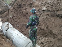 Satgas TMMD Ke 123 Kodim 0416/Bute”Cek masalah genangan air yang sering mengganggu aktivitas warga,”