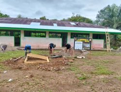 Satgas TMMD Kodim 0416/Bute”Gerak Cepat Penyelesaian Rehab Madrasah ini Agar Segera Bisa Dimanfaatkan Kembali Oleh Warga,