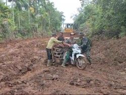 Satgas TMMD ke-123. Kodim 0416/Bute”Bikin  Jalan Supaya Dapat Meningkatkan Akses Ekonomi Masyarakat,