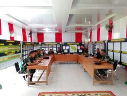 Satgas TMMD Ke 123 Dandim 0416/Bute” Rapat Menyabut Kedatangan Kunjungan Mabes TNI   (Wasev)Harus  Di Matangkan”