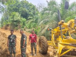 Tim TMMD Kodim 0416/Bute”Berkerja Cepat Untuk Membatu PEMKAB Bikin  Jalan Demi Melancarkan Perekonomian  Masarakat,