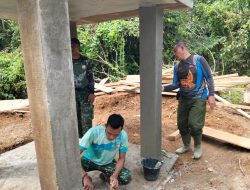 Satgas TMMD Ke-123, Kodim 0416/Bute”Plaster  Tower Air Bersih Untuk Madrasah Ibtidaiyah Nurul Falah”