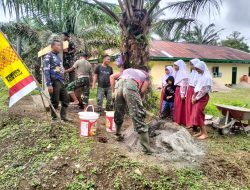 Satgas TMMD Ke-123 Kodim 0416/Bute. Bukan Hanya  Membangun fisik,Tetapi Membangun Kedekatan Emosional Dengan Masyarakat”
