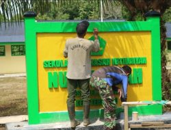 Satgas,TMMD, Ke 123,Kodim 0416/Bute”Giat,Rehab Tungu Nama, M I,Nurul Falah”