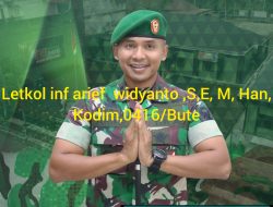 Letkol,Inf Arief Widyanto, S.E., M.Han,Menyampaikan,Terimakasih Kepada Seluruh Media  Yang Membatu Menyebar Luas ,Informasi Kegiatan TMMD ke 123, Tahun 2025,