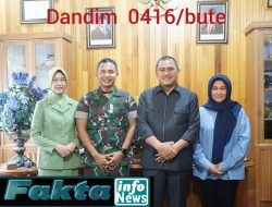 Komandan Kodim 0416/Bute, Letkol Inf Arief Widyanto, S.E., M.Han., melaksanakan kunjungan silaturahmi sekaligus pamit kepada Bupati Bungo”