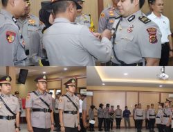 Kapolres Bungo Pimpin Lansung Upacara Serah Terima Jabatan 