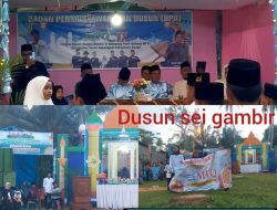 Pembukaan MTQ Ke- IX Tingkat RT Dusun Sungai Gambir,Kecamatan Tanah Sepenggal,Cukup Meriah,Tahun 2025