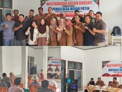 Pemdes Dusun Teluk Panjang Membentuk  Kepengurusan Koperasi Merah Putih,Sukses