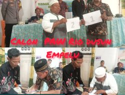 Dua Orang Yang Berani Tampil Untuk Calon PAW Rio Dusun Empelu Periode 2020–2028