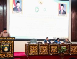 Rapat Paripurna Penyampaian Jawaban Pemda Bungo terhadap Pandangan Umum Fraksi DPRD atas Ranperda Perubahan APBD TA 2025