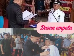 Bupati Bungo Lantik H.M. Thohir Sebagai PAW  Rio Dusun Empelu Periode 2020–2028