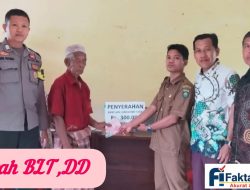 BLT (DD) Di Serah Kan Oleh Pemdus Pasar Rantau Embacang 3 Bulan kepada 22 KPM