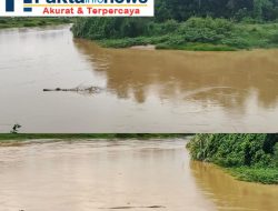Hujan Deras Guyur Bungo, Potensi Luapan Sungai Batang Tebo Meningkat
