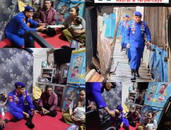 Polisi Peduli Kesehatan Pesisir, Dirpolairud Polda Metro Jaya Salurkan Bantuan Kursi Roda