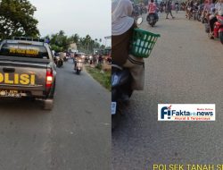 Polsek tanah sepenggal tertifkan Balap Liar Di Perbatasan Dua Dusun
