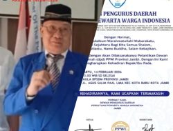 Resmi Dilantik! PPWI Jambi Tancap Gas Cetak Pewarta Warga Profesional dan Berintegritas