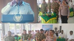 Dandim 0416/Bute Bersama Forkopimda Hadiri zoom meeting Peresmian Operasionalisasi 1061 Koperasi Merah Putih Oleh Presiden RI