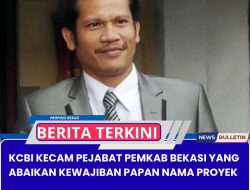 KCBI Kecam Pejabat Pemkab Bekasi yang Abaikan Kewajiban Papan Nama Proyek