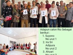 Empat Kandidat Resmi Bertarung di Pil Rio Teluk Panjang 2026, Penetapan Nomor Urut Berlangsung Damai dan Demokratis