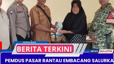 Pemdus Pasar Rantau Embacang Salurkan BLT-DD untuk 10 KPM, Tiga Bulan Sekaligus