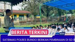 SATBIMAS POLRES BUNGO BERIKAN PEMBINAAN DI SD 88/II SEI MENGKUANG