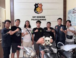 TIM GUNJO POLRES BUNGO RINGKUS PELAKU CURANMOR, TIGA UNIT SEPEDA MOTOR BERHASIL DIAMANKAN
