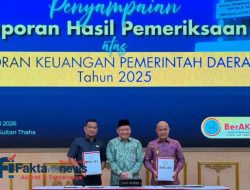 Pemkab Bungo Pertahankan Opini WTP 2025, Bupati dan Ketua DPRD Terima LHP BPK RI”