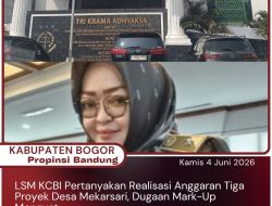 LSM KCBI Pertanyakan Realisasi Anggaran Tiga Proyek Desa Mekarsari, Dugaan Mark-Up Menguat