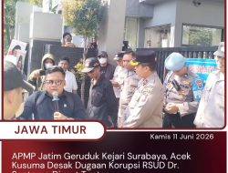 APMP Jatim Geruduk Kejari Surabaya, Acek Kusuma Desak Dugaan Korupsi RSUD Dr. Soetomo Diusut Tuntas