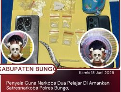 Penyala Guna Narkoba Dua Pelajar Di Amankan Satres Narkoba Polres Bungo,