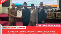 Ranperda Di DPRD Bungo tentang Anggaran Pendapatan dan Belanja Daerah (APBD) Kabupaten Bungo Tahun Anggaran 2025,