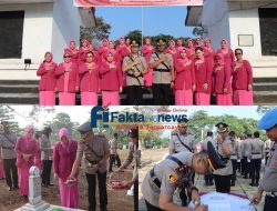 Sabut Hari Bhayangkara Ke 80 Kapolres Bungo Ziarah Ke TMP 