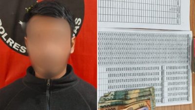 Satreskrim Polres Humbahas Amankan Pelaku Judi Togel di Doloksanggul