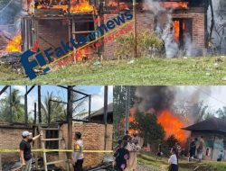Tragis! Rumah Pasutri Lansia di Bungo Ludes Terbakar, Seluruh Harta Benda Habis dalam Hitungan Menit