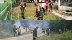 Satgas TNI Manunggal Membangun Desa (TMMD) Ke-129 Kodim 0416/Bute,Kegiatan fokus Pada Pembersihan Masjid At-Taqwa,
