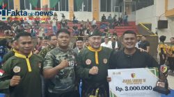 Tim Pencak Silat Kodim 0416/Bute Raih Juara Umum III Kategori TNI di Pangdam XX/TIB Cup